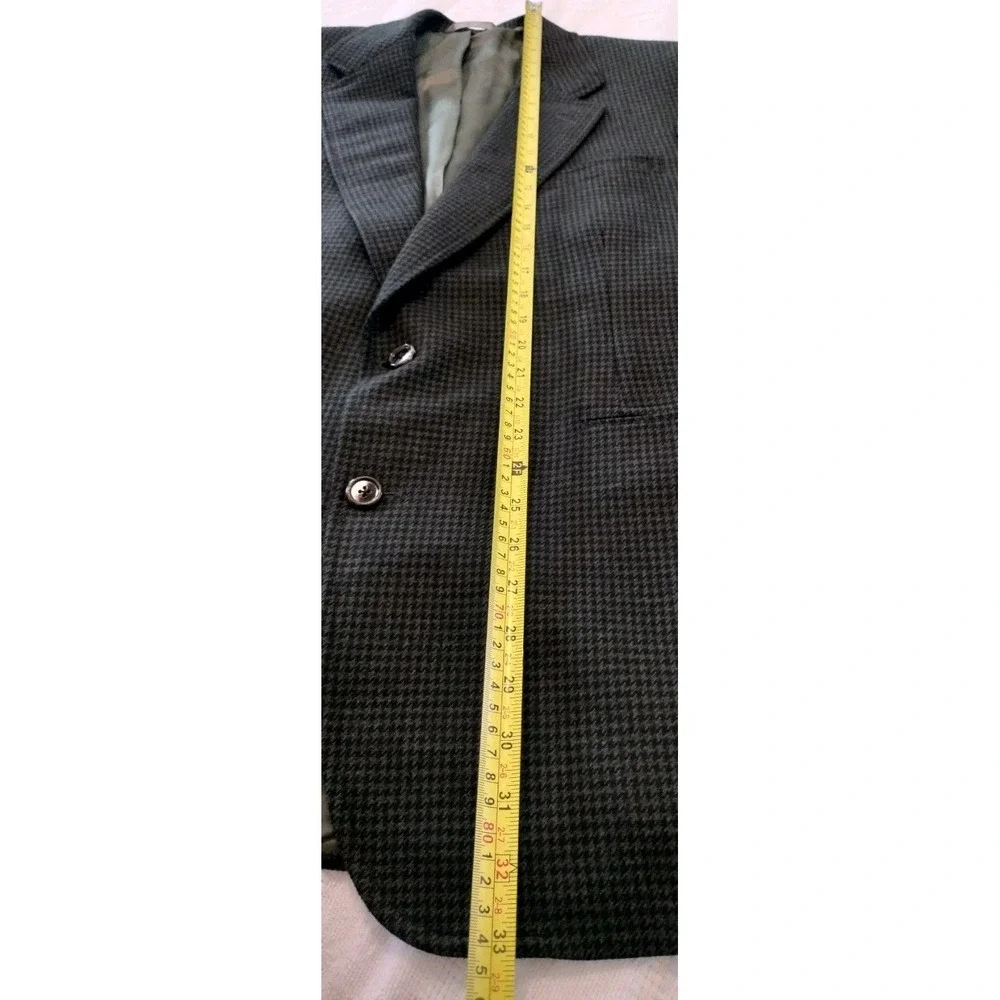 Vintage Brooks Brothers Wool Houndstooth Blazer Mens 42R USA